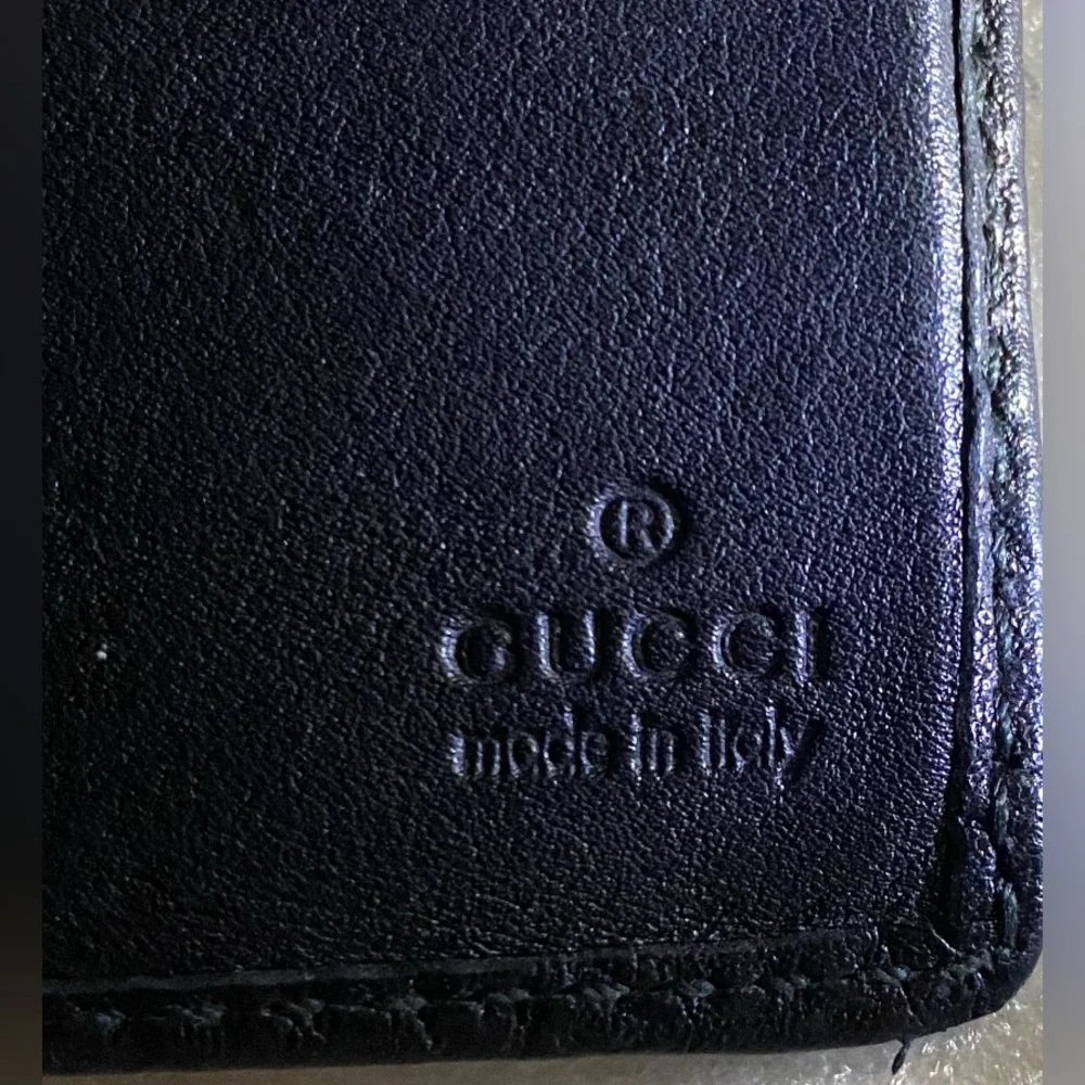 Gucci Black Leather Wallet with Money Clip Accessory - Picture 5 of 13